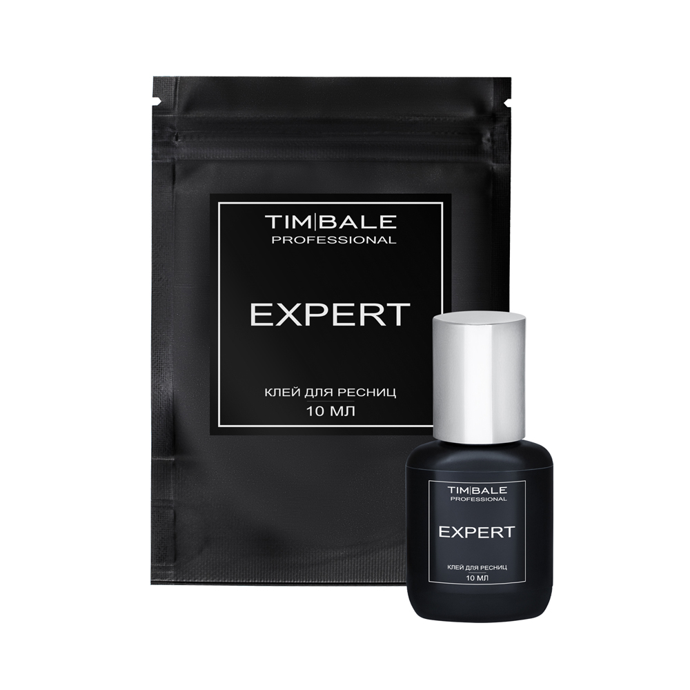 Клей TimBale Expert чёрный для наращивания ресниц, 10 мл