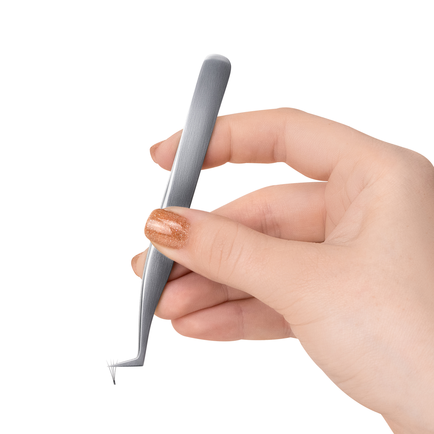 Пинцет для наращивания ресниц TimBale ZD-32