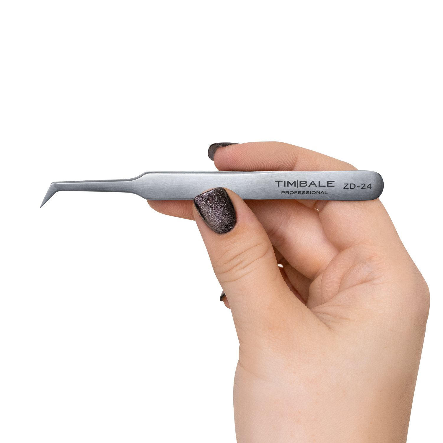 Пинцет для наращивания ресниц TimBale ZD-24