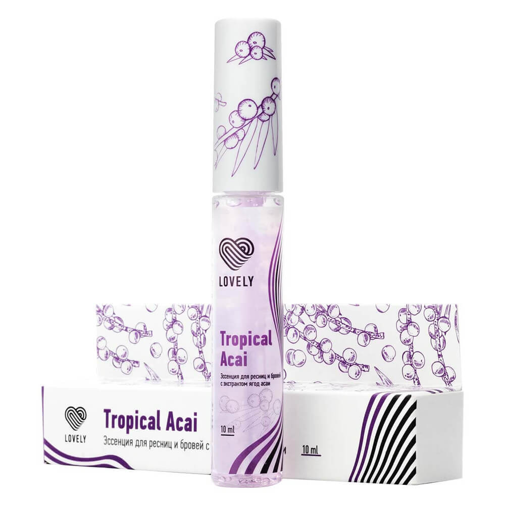Эссенция для ресниц и бровей Lovely Acai Tropical, 10 мл