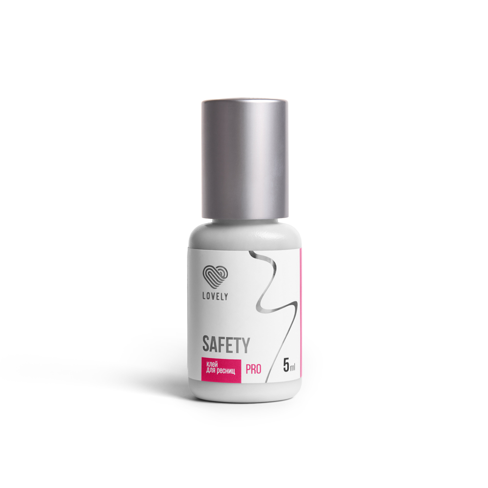 Клей Lovely Safety чёрный для наращивания ресниц, 5 мл