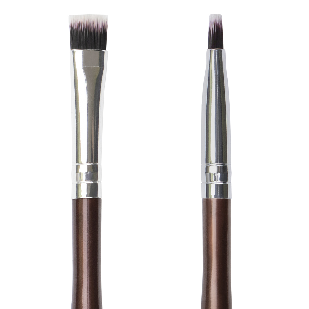 Кисть для бровей и макияжа прямая 12,9 см