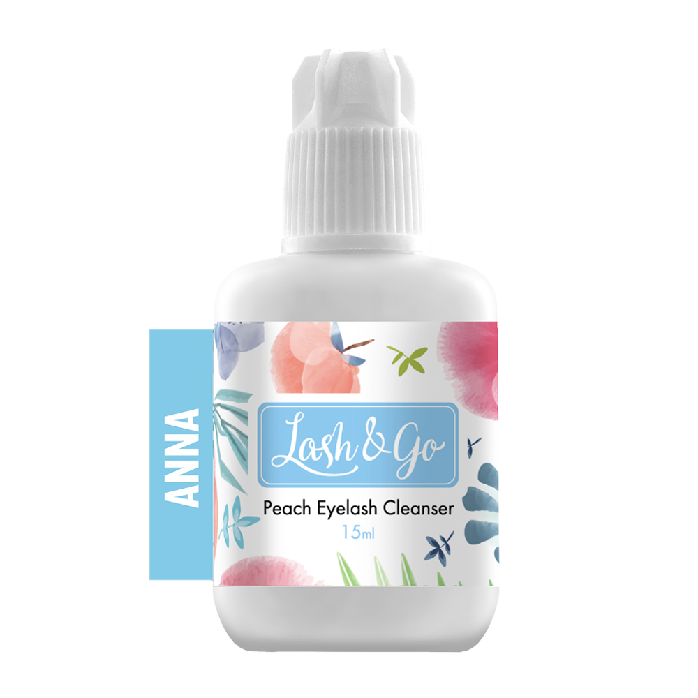 Обезжириватель для ресниц Lash&Go Anna , 15 мл, Персик