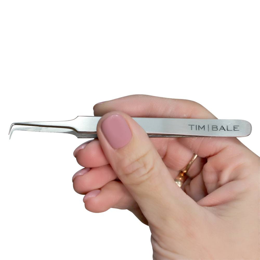 Пинцет для наращивания ресниц TimBale ZD-22, 5 мм